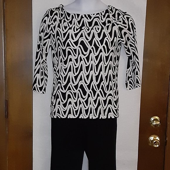 RAFAELLA/JERSEY BLOUSE/MEDIUM - Picture 5 of 9